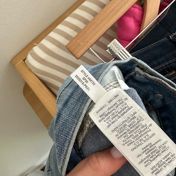 J. Crew High Rise Skinny Jeans Blue 26 - Picture 11 of 12